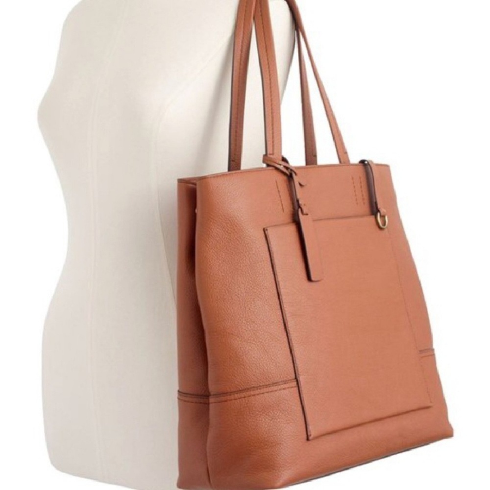J. Crew Cognac Leather Tote - Picture 13 of 13